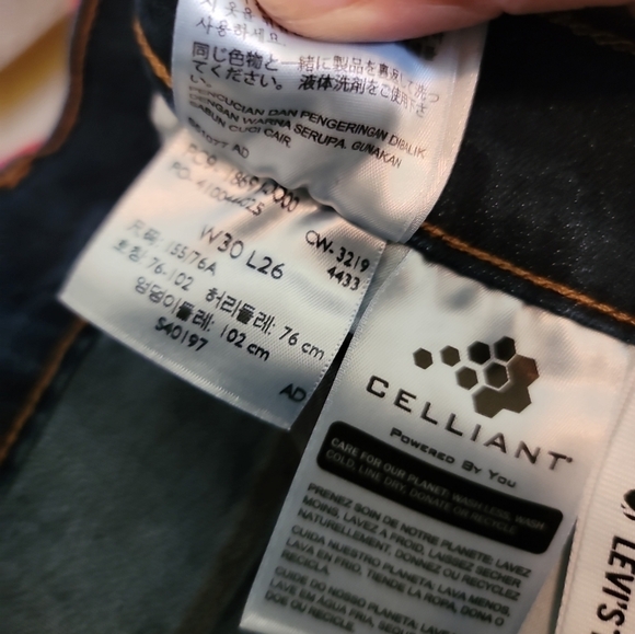 Levi's Engineered Balloon Leg Jeans Women's 30 High Rise Cropped Wide Leg - Picture 11 of 12